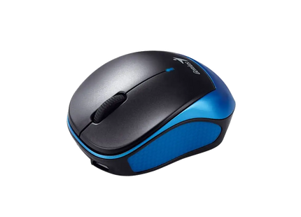 Mouse Genius RS2 compacto portátil 1000 DPI vista lateral mostrando diseño ergonómico
