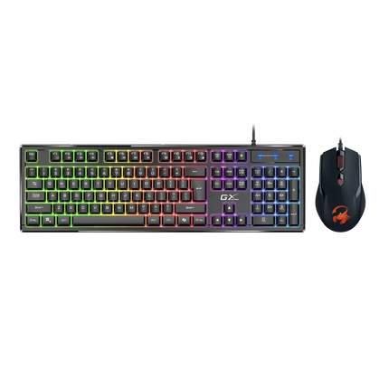 Teclado y Mouse Gaming Genius Scorpion KM-GX6 | Español | Iluminación RGB | Conexión USB