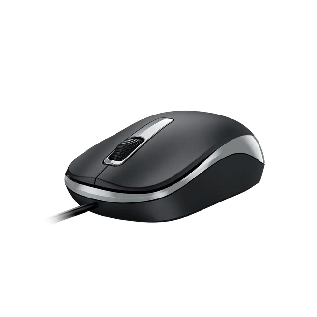 Mouse Genius DX-125S | Alámbrico USB | Sensor óptico 1200 DPI | Diseño ergonómico | Color Negro