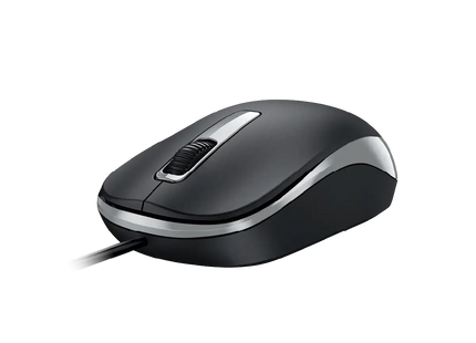 Mouse óptico Genius DX-125S con cable USB y sensor 1200 DPI para escritorio
