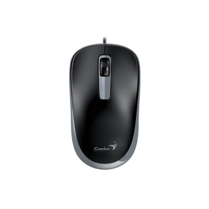 Mouse Genius DX-125S | Alámbrico USB | Sensor óptico 1200 DPI | Diseño ergonómico | Color Negro