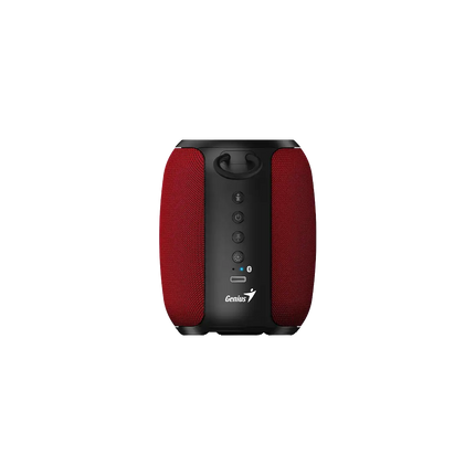 Parlante Genius SP-915BT | Bluetooth | Potencia 5W | Batería recargable | Sonido estéreo | Color Rojo