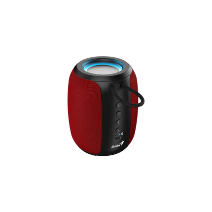 Parlante Genius SP-915BT | Bluetooth | Potencia 5W | Batería recargable | Sonido estéreo | Color Rojo