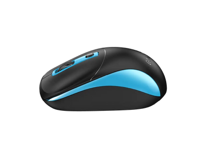 Vista trasera del mouse inalámbrico Genius NX-7123 con sensor óptico
