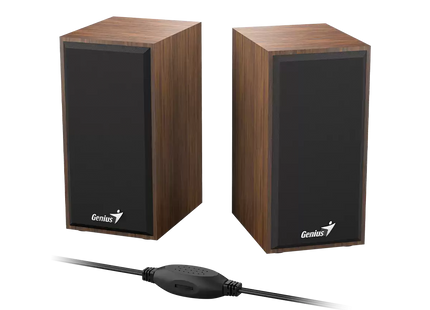 Parlante Genius SP-HF180 | Estéreo 2.0 | Sonido Claro | 10W RMS | Conexión 3.5mm