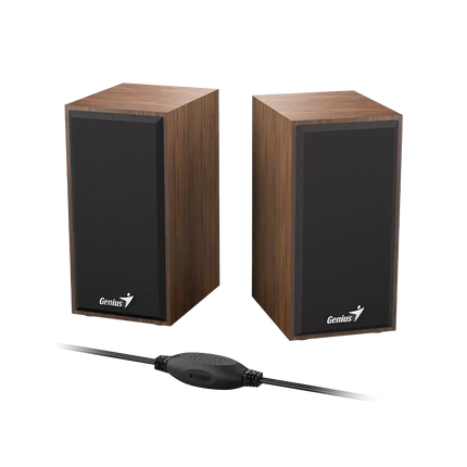 Parlante Genius SP-HF180 | Estéreo 2.0 | Sonido Claro | 10W RMS | Conexión 3.5mm