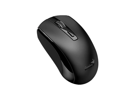 Vista lateral del mouse Genius ECO-8150 mostrando diseño ergonómico