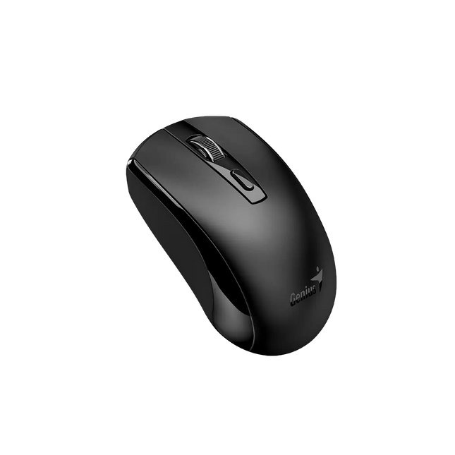 Vista lateral del mouse Genius ECO-8150 mostrando diseño ergonómico