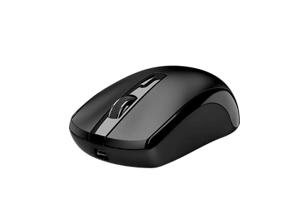 Mouse Genius ECO-8150 desde arriba con botones y rueda scroll visible