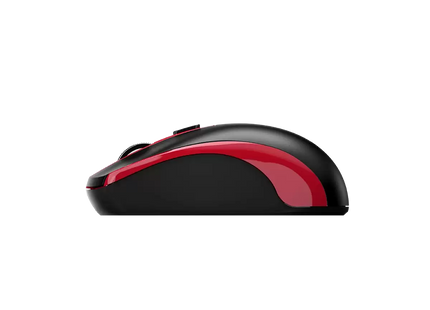 Mouse Genius ECO-8150 rojo con receptor USB-A 2.4GHz incluido vista completa
