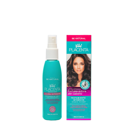 Loción Fortalecedora Vital Placenta 100 ml | Placent Life | Fortalece, estimula el crecimiento y previene la caída con proteína vegetal