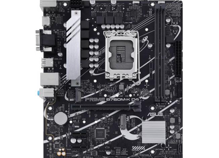 Tarjeta Madre ASUS PRIME B760M-K D4 | LGA 1700 | DDR4 | PCIe 4.0 | USB 3.2 | Micro-ATX