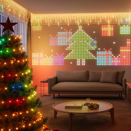 Cortina de Luces Govee H70B3 Curtain Lights 2 | 1.5m x 2m | RGBIC | Bluetooth y WiFi | H70B31A1