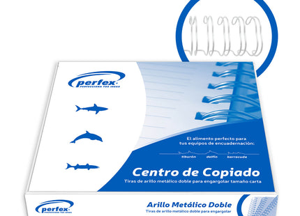 Perfex arillo metalico paso 3:1 7/16''  caja 80 unds