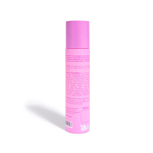 KABA Perfume Para El Cabello Poderosa - parte trasera
