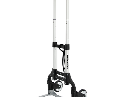 Black&White BWCZ75 Carretilla de Aluminio Plegable 75 kg con 2 Ruedas de 127 mm