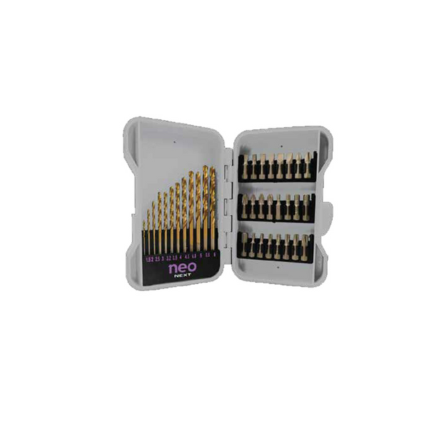 NEO Professional SPB1237 Set de Puntas y Brocas 37 Piezas