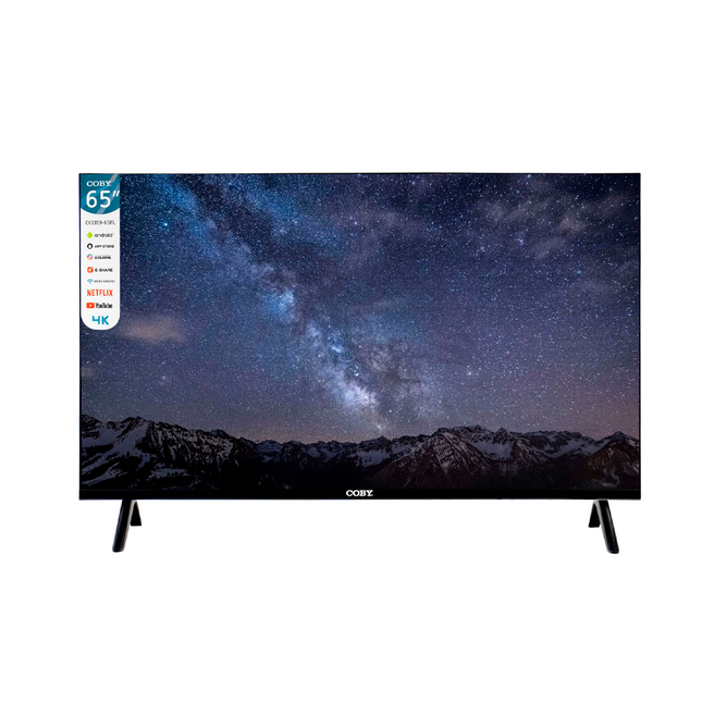 Coby Pixel Pro CY3359-65ISDBT-4K-WM Smart TV Frameless 65" 4K UHD con Android 12