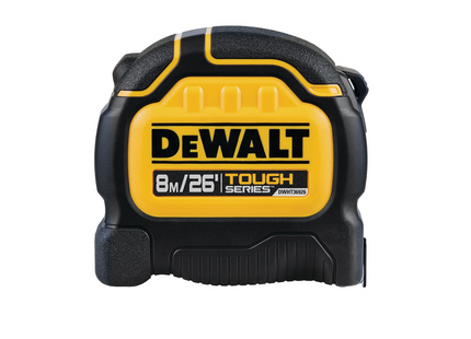 DEWALT DWHT36926S TOUGHSERIES™ Cinta Métrica 26 ft / 8 m x 1" con Imán Removible
