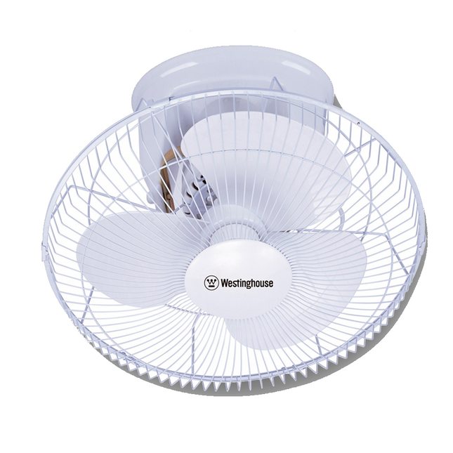 Westinghouse 72782 Ventilador Orbital de Techo 16" 3 Velocidades 60 W Blanco