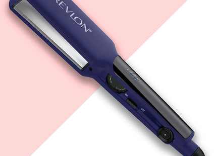 Alisadora de Titanio 2” Revlon Azul | Para un alisado profesional rápido y duradero