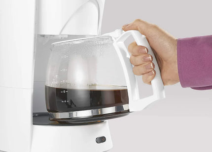Hamilton Beach cafetera 12 tazas blanca 48521RY-MX, vista lateral
