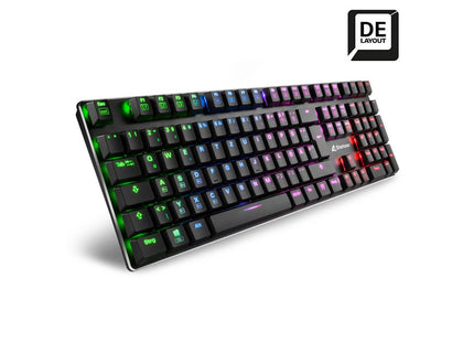 Teclado Gaming RGB Sharkoon PureWriter | Mecánico | Layout Inglés | Alámbrico | USB