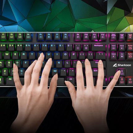 Teclado Gaming Sharkoon PureWriter TKL | 60% | Kailh Red | RGB | Alámbrico USB | Inglés