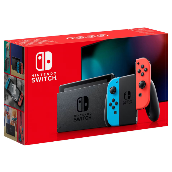 Nintendo Switch Neon 32GB + Super Mario Wonder | Consola Híbrida | 32GB | Joy-Con Neon