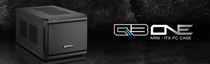 Caja Mini-ITX Sharkoon QB One Negra | 1x Ventilador 120mm | 2x USB 3.0 | 2x USB 2.0 | Compatible con GPU hasta 31.5 cm