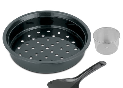 Olla Arrocera Black + Decker RC628W | 28 Tazas Cocidas | 2.8L | Recubrimiento Antiadherente | Blanca