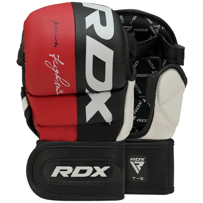 RDX Guantes de Sparring MMA Rojo, T6