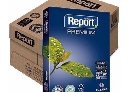 Report caja 10 und resma 8.5 x 11 500hjs 98% 75gr