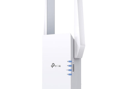 Repetidor WiFi TP-Link RE605X vista frontal con indicadores LED