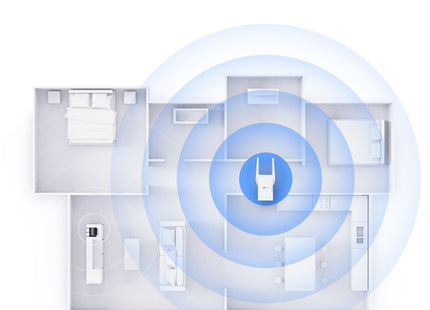 Repetidor Wi-Fi AX3000 EasyMesh TP-Link, RE705X