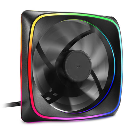 Abanico Sharkoon Shark Light RGB | 120mm | Iluminación ARGB | Bajo Ruido | 3 Pines