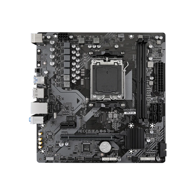 Tarjeta Madre Gigabyte B650M H | AM5 | Micro ATX | DDR5 | PCIe 4.0 | USB 3.2 | HDMI | DisplayPort