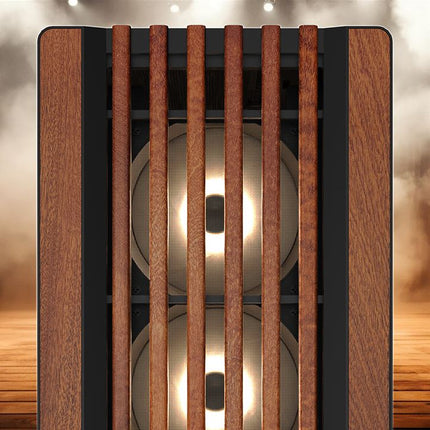 Case Sharkoon Rebel C70M RGB | Mid-Tower ATX | Frente de Madera | 4 Ventiladores RGB PWM | Negro