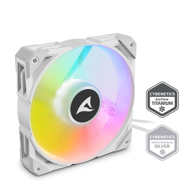 Abanico Gaming ARGB Sharkoon Rebel F50 PWM | 120mm | Iluminación ARGB | PWM | Bajo Ruido