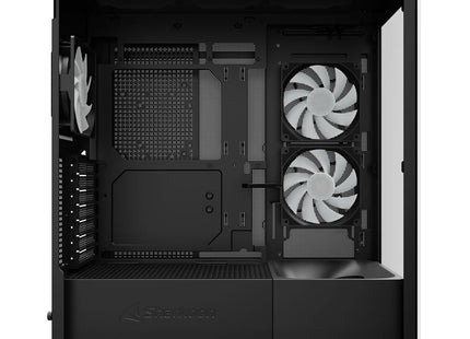 Case Sharkoon Rebel C60 RGB | ATX | Media Torre | Vidrio Templado | 4 Ventiladores RGB | Negro