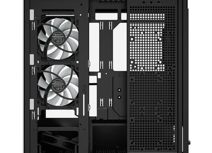 Case Sharkoon Rebel C60 RGB | ATX | Media Torre | Vidrio Templado | 4 Ventiladores RGB | Negro