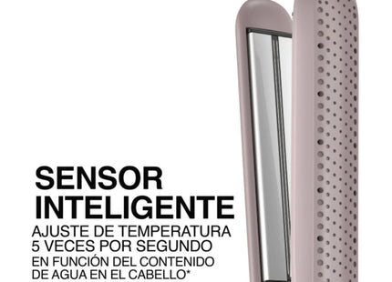 Plancha Alisadora Remington Húmedo y Seco S27A (110) F | Sensor Inteligente | Cerámica Anti-Frizz | Hasta 230 °C | Pantalla Digital