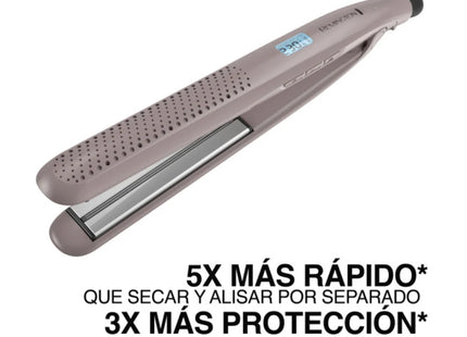 Plancha Alisadora Remington Húmedo y Seco S27A (110) F | Sensor Inteligente | Cerámica Anti-Frizz | Hasta 230 °C | Pantalla Digital