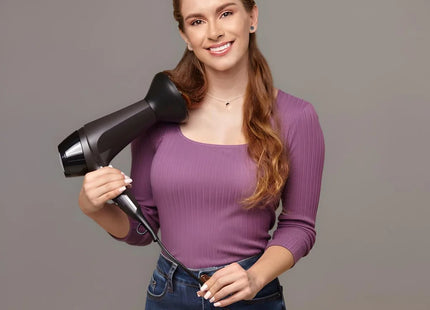 Secadora de Cabello Remington Thermacare D12A (110) F | 1900W | Revestimiento Cerámico | Iones Acondicionadores | Difusor y Concentrador