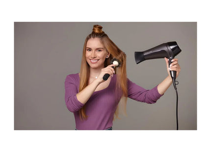 Secadora de Cabello Remington Thermacare D12A (110) F | 1900W | Revestimiento Cerámico | Iones Acondicionadores | Difusor y Concentrador