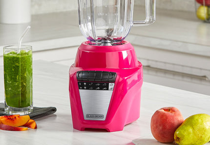 Licuadora Black+Decker BL0877‑1PDLA Ice Crush | 700 W | 8 Velocidades + Pulso | Jarra Plástico 1.65 L | Acero Inoxidable | Rosa