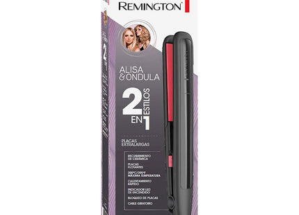 Plancha Remington Alisa y Ondula, S1A100WM-F