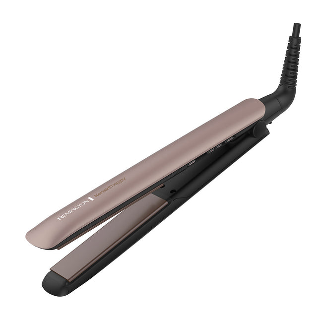 Plancha de Cabello Remington S8599 (110) F | Placas Flotantes | Cerámica con Keratina y Aceite de Argán | 230°C | Calentamiento Rápido