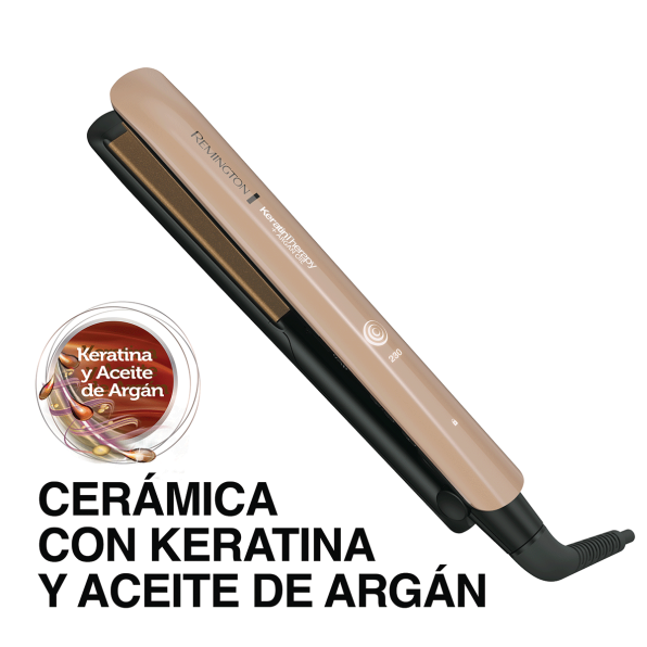 Plancha Remington Keratin Therapy, S8599-110F