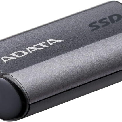 Disco Duro Externo Sólido ADATA SC750 | 2TB | USB 3.2 Gen2 | 1,050/1,000 MB/s | Negro Titanio | Conector Tipo-C Integrado